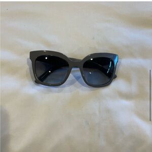 Prada Gray Oversized Sunglasses